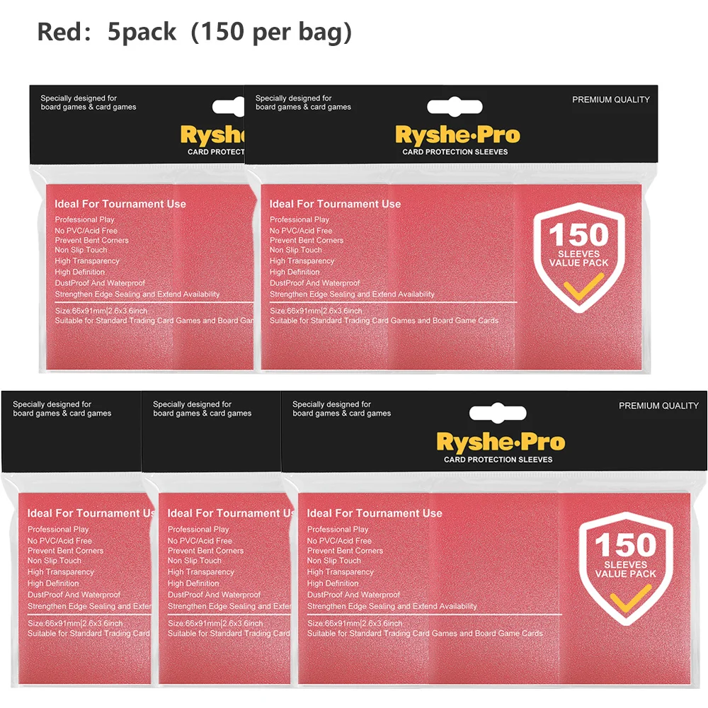 

750 шт. матовые рукава для карт 2,6 x 3,6 дюйма, защитные пленки, совместимые с коллекционными карточками, стандартный размер для MTG TCG, бейсбольные карты, спортивные карты