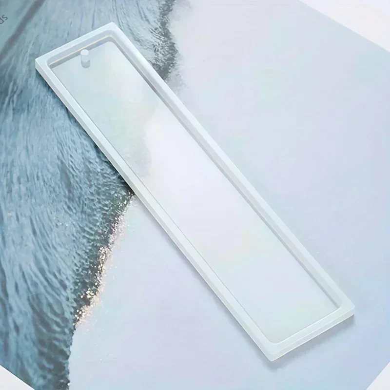 5pcs/set DIY Rectangular Crystal Epoxy Resin Bookmark Silicone Mold - Perfect for Thanksgiving Crafts, Kitchen & Dining Decor