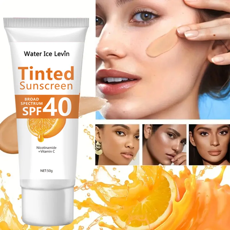 Orange sunscreen sunscreen lotion sunscreen skin care cream sunscreen whitening facial moisturizer anti-aging oil control