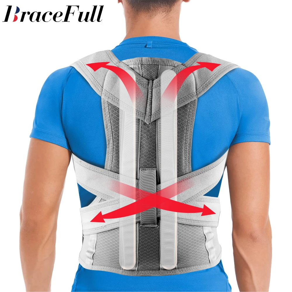 Back Brace Posture Corrector for Women & Men,Back Straightener, Scoliosis and Hunchback Correction,Adjustable Posture Trainer