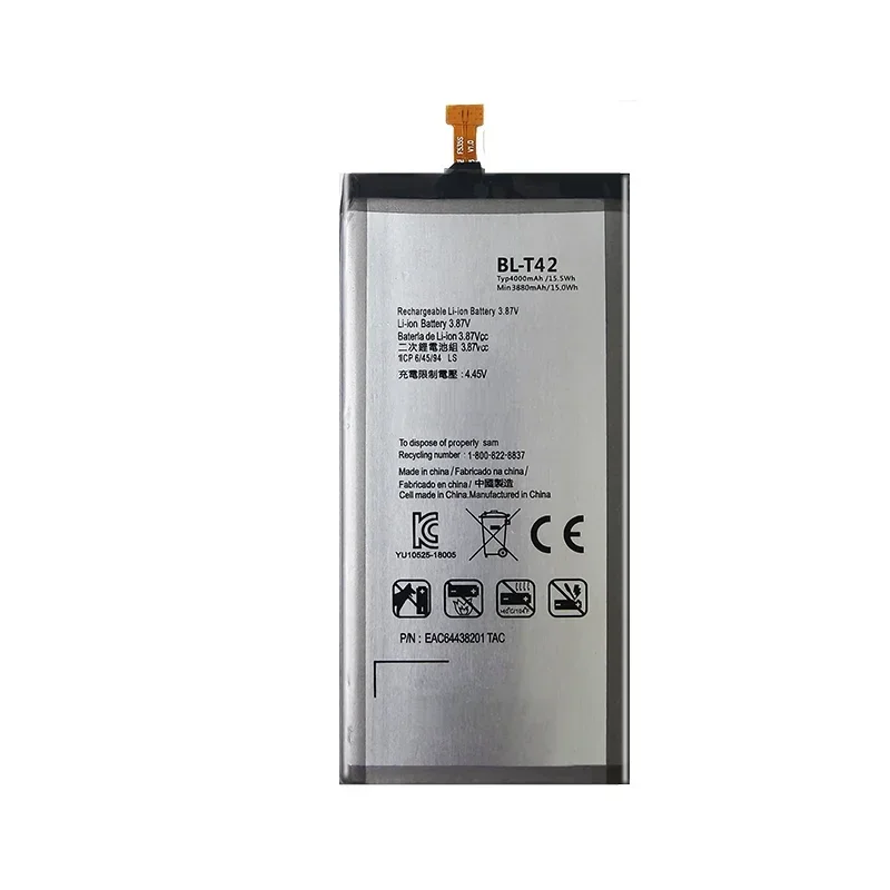 BL-T42 Battery For LG V50 ThinQ 5G LM-V500 V500N V500EM v500xm v50s Mobile Phone Bateria free tool