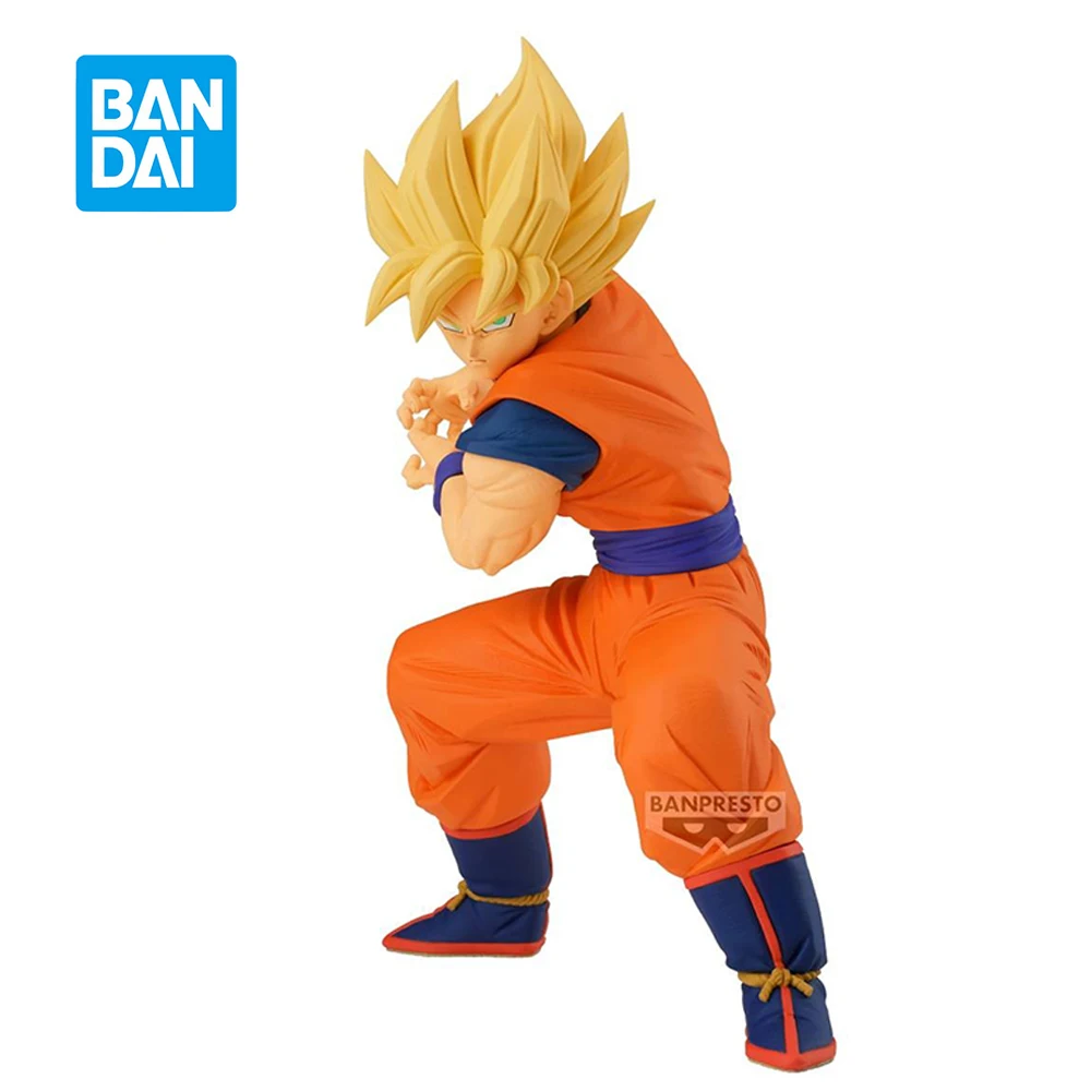 

Оригинальная аниме-фигурка Banpresto Dragon Ball Z Grandista Son Goku SSJ, модель из ПВХ, коллекционные игрушки 22 см