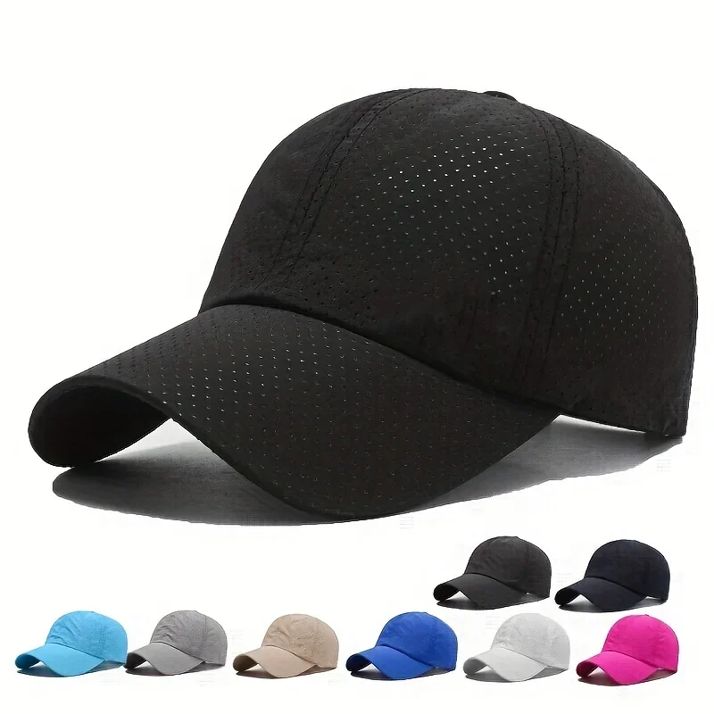 Lightweight Quick-Dry Baseball Cap | Summer Mesh Sun Hat for Camping, Hiking, and Outdoor Sports - for Couples