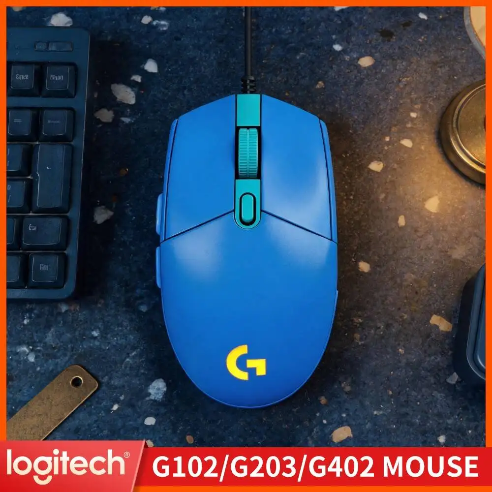 Logitech G102 Gaming Mouse,Consistent Polling Rate,Comfortable Grip,RGB Lighting For Long Daily Gaming Experiences
