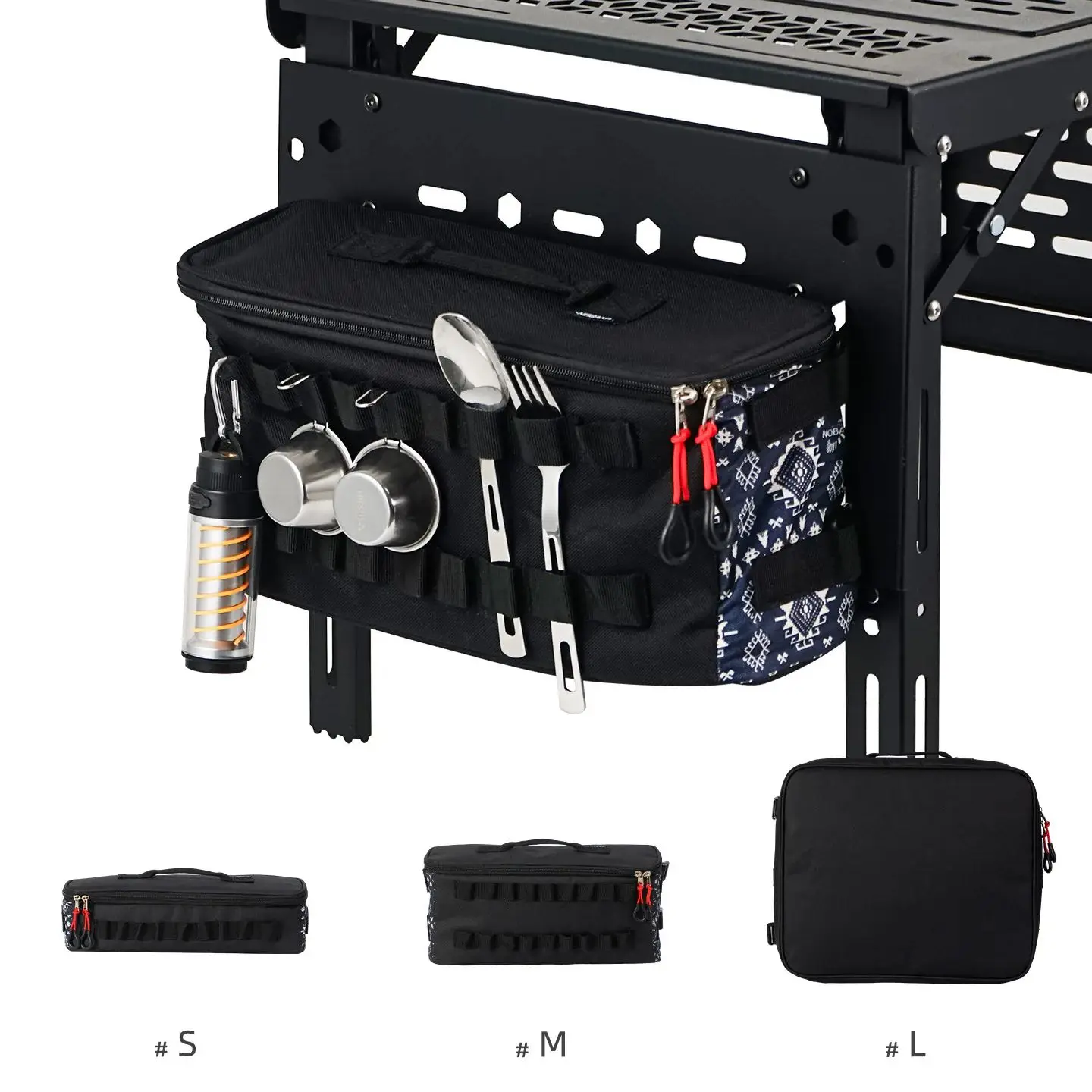 

Outdoor Storage Bag Camping Bag Edc Gear Camping Gear Storage Bag Aluminum Table Side-Hanging Bag Expansion Kit