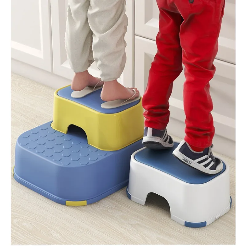 عدم الانزلاق قوي الاطفال خطوة البراز انفصال تصميم ل بالوعة الحمام المرحاض التدريب الأطفال مستقل مساعد خطوة البراز #1