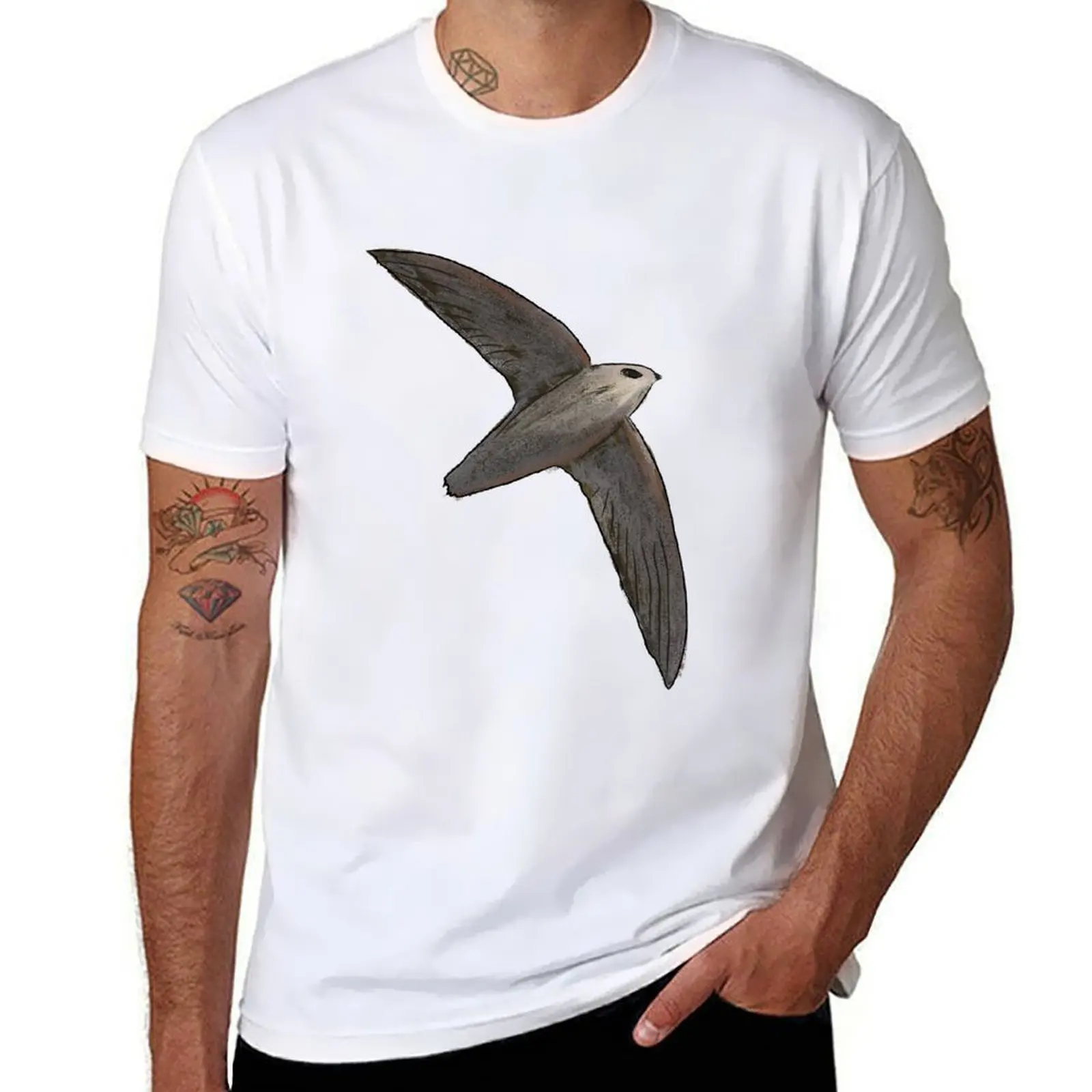 Футболка Chimney Swift, забавный графический дизайн для мужчин