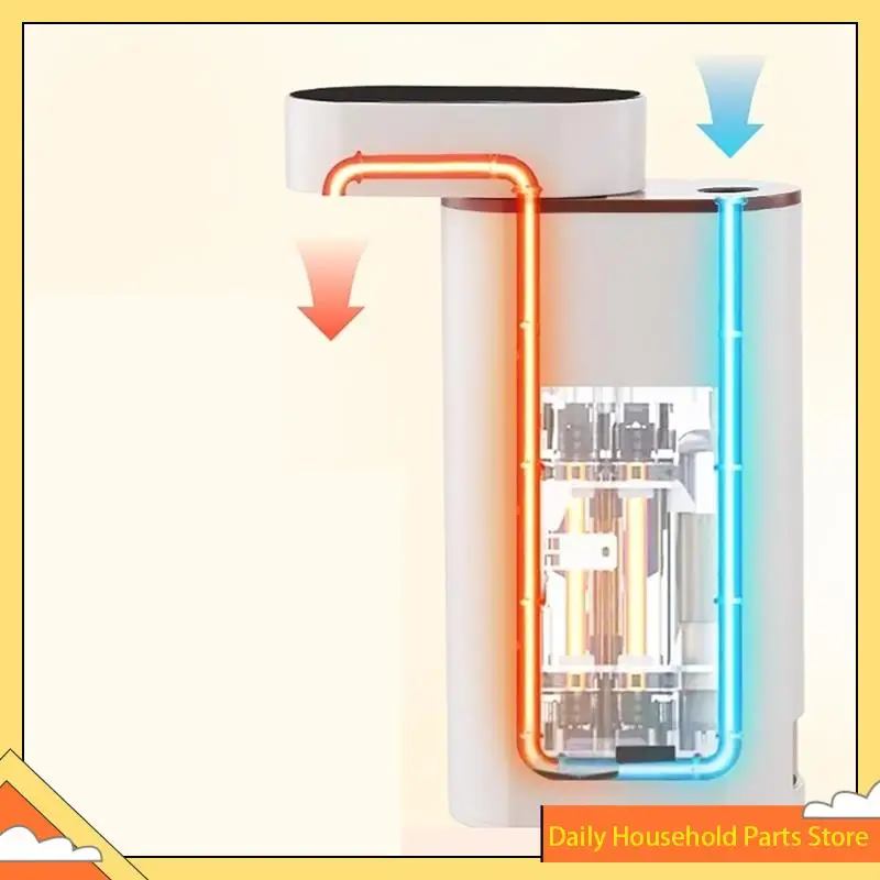 【Gran venta】dispensador de agua caliente instantáneo portátil purificador de agua con pantalla táctil inteligente Fortravel Andhome enchufe de la UE