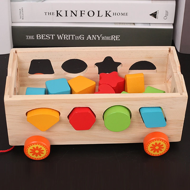 Multifunctional Building Block Toy Geometric Shape Intelligence Car Box Toy Children's Early Education Toys Children's Gifts