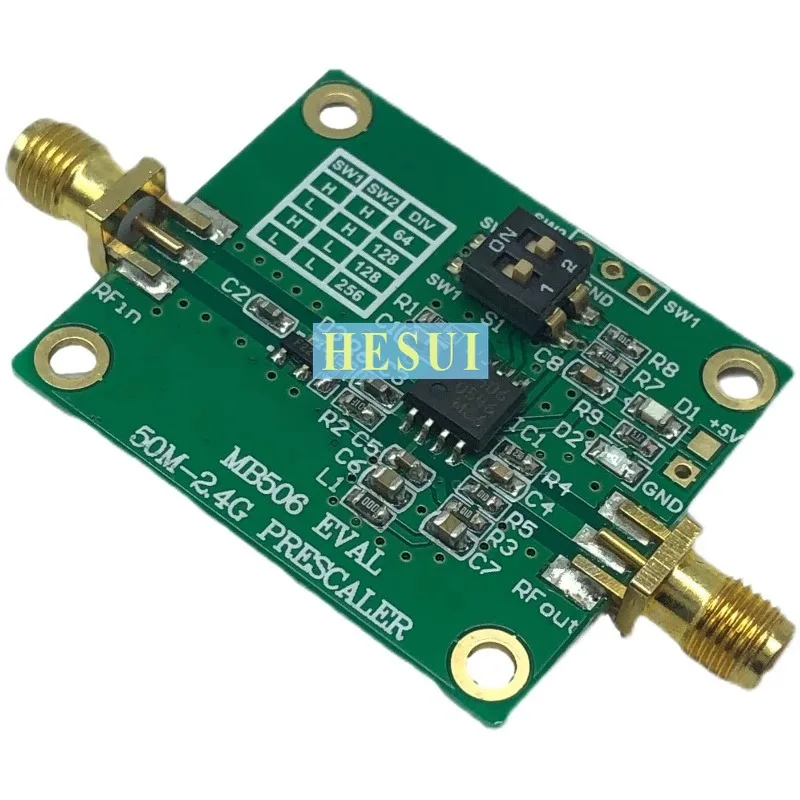 MB506 Module RF Microwave frequency pre-divider  64,128,256 frequency divider 2.4GHz Module Board