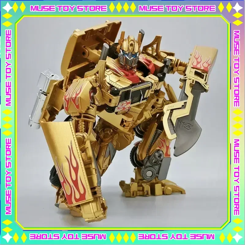 30CM Transformation Gold Roboter Spielzeug Optimus Prime Legierung Star Commander Spielzeug Lkw Auto Film Anime Action Figure kinder Für spielzeug