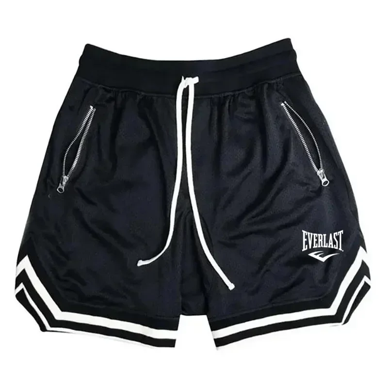 EVERLAST Fitness Sports Basketball Shorts Men's Summer Casual Loose Breathable Mesh Shorts Fashion Hip Hop Sweatpants image 4