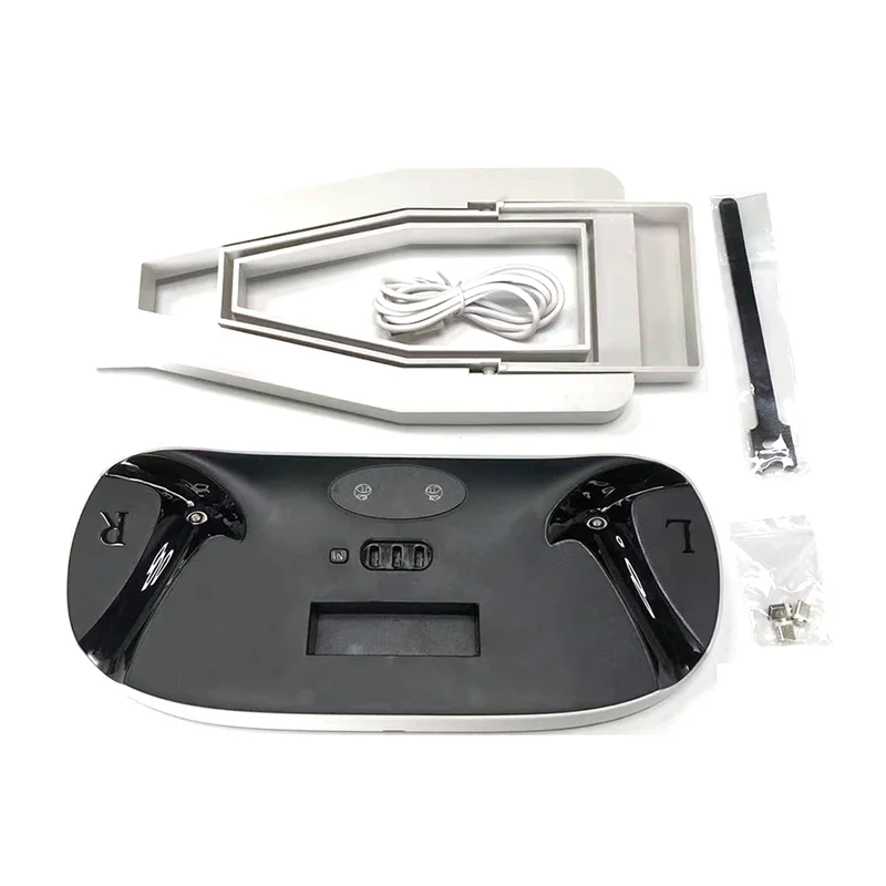 

RISE-Dual Controller Magnetic Charging Dock With RGB Light For PS VR2 For PS5 VR2 Glasses Console Storage Stand VR Handle