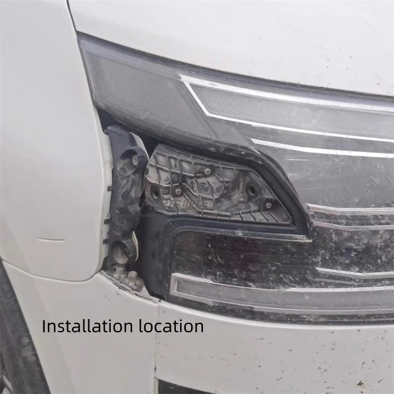 For NISSAN 2020 Patrol Y62 Front Headlight Trim Cover Plate Front Fender Side Trim Panel  Bracket