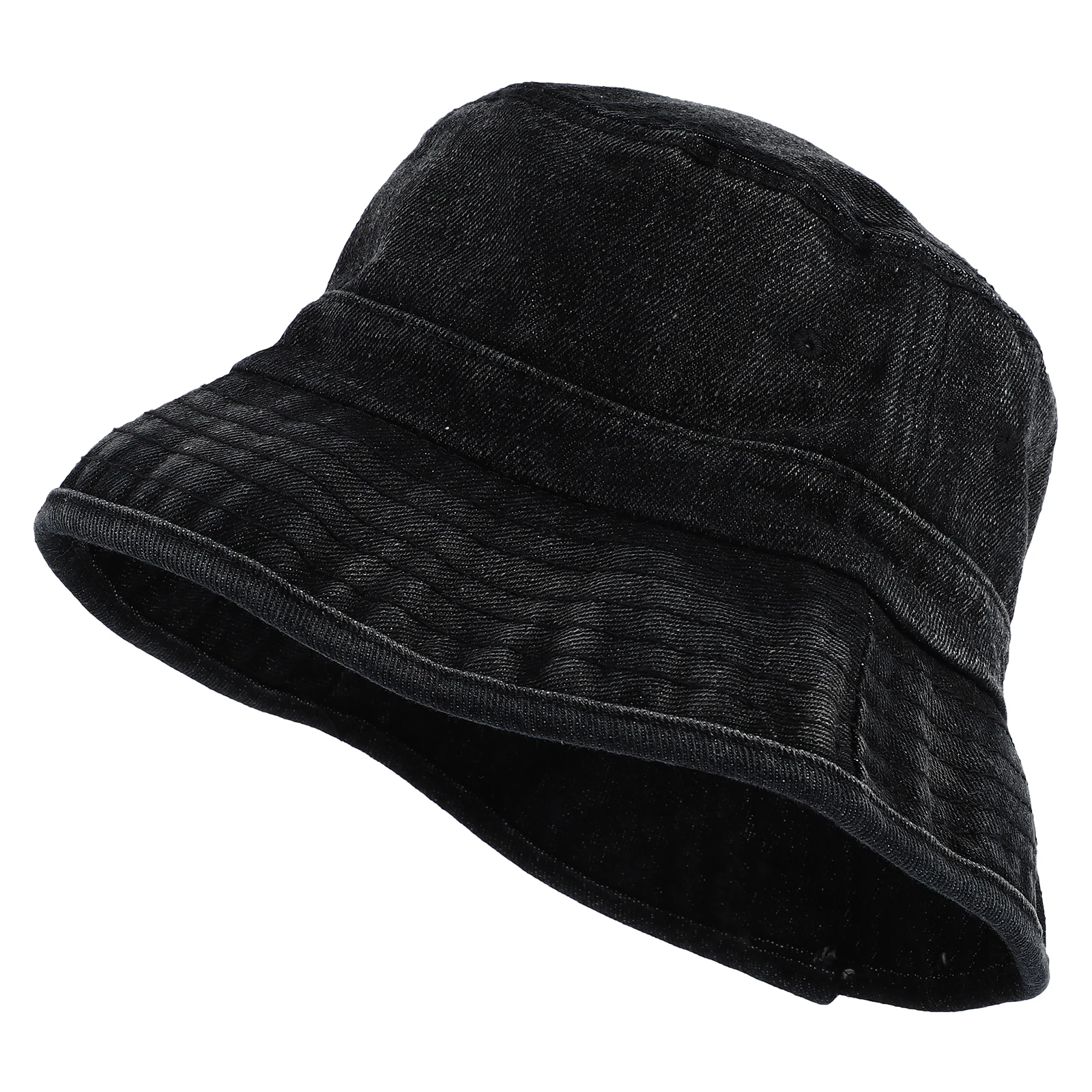 

1pc Retro Bucket Hat Cotton Wide Brim Sun Hat Durable Comfortable Skin Friendly Spring Summer Autumn Practical Gift