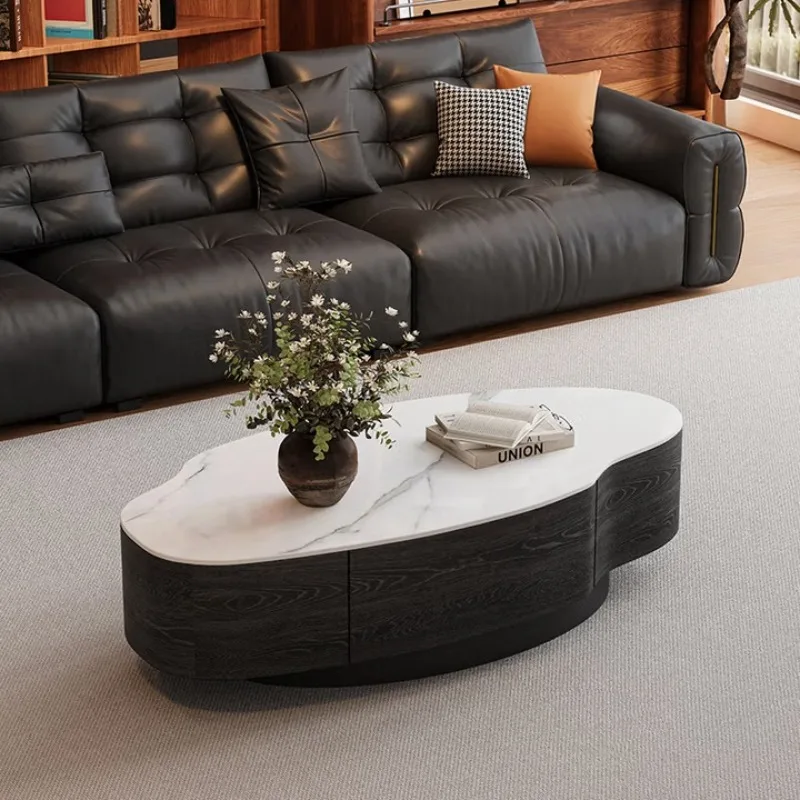 

Mid-century mango fruit wood coffee table living room home small apartment retro minimalist creative coffee table table combinat