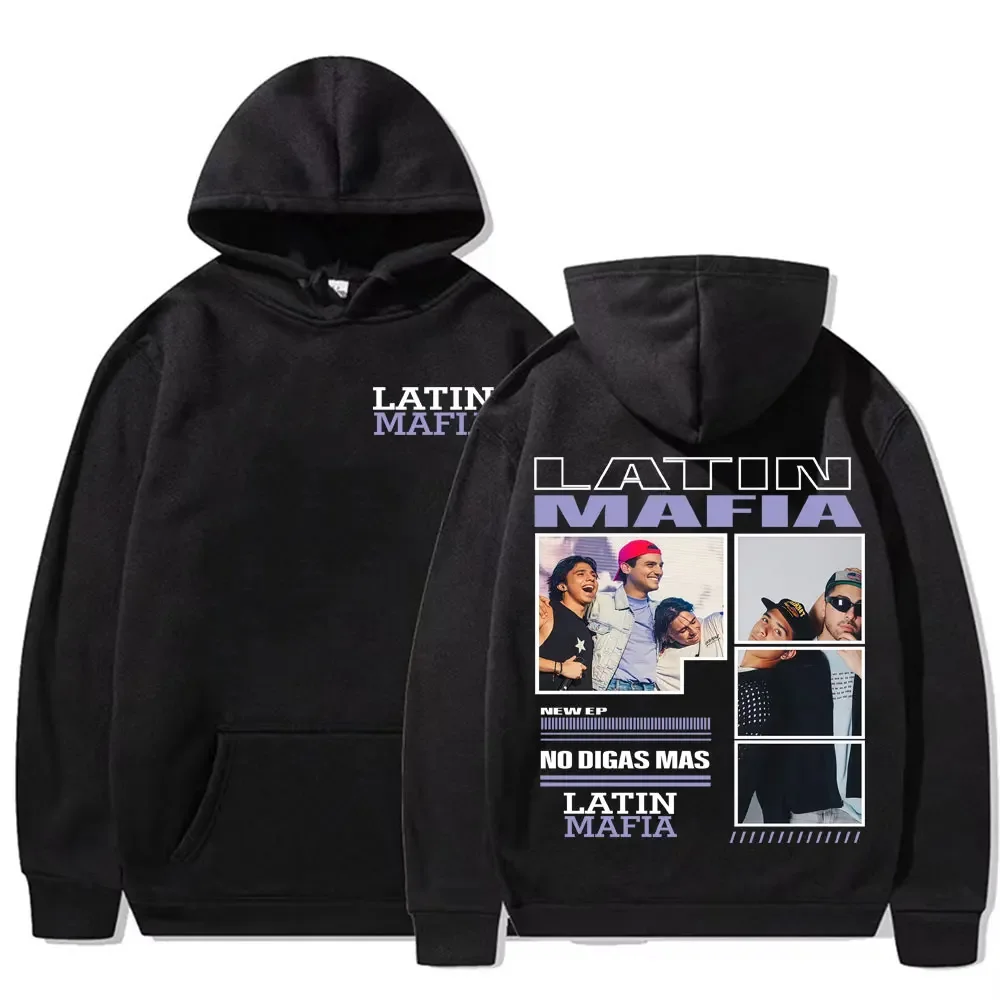 Rock band Latin Mafia Album Tour 2025 Hoodie Men Hip Hop Punk Hoodie Men comfortable and fashionable hoodie