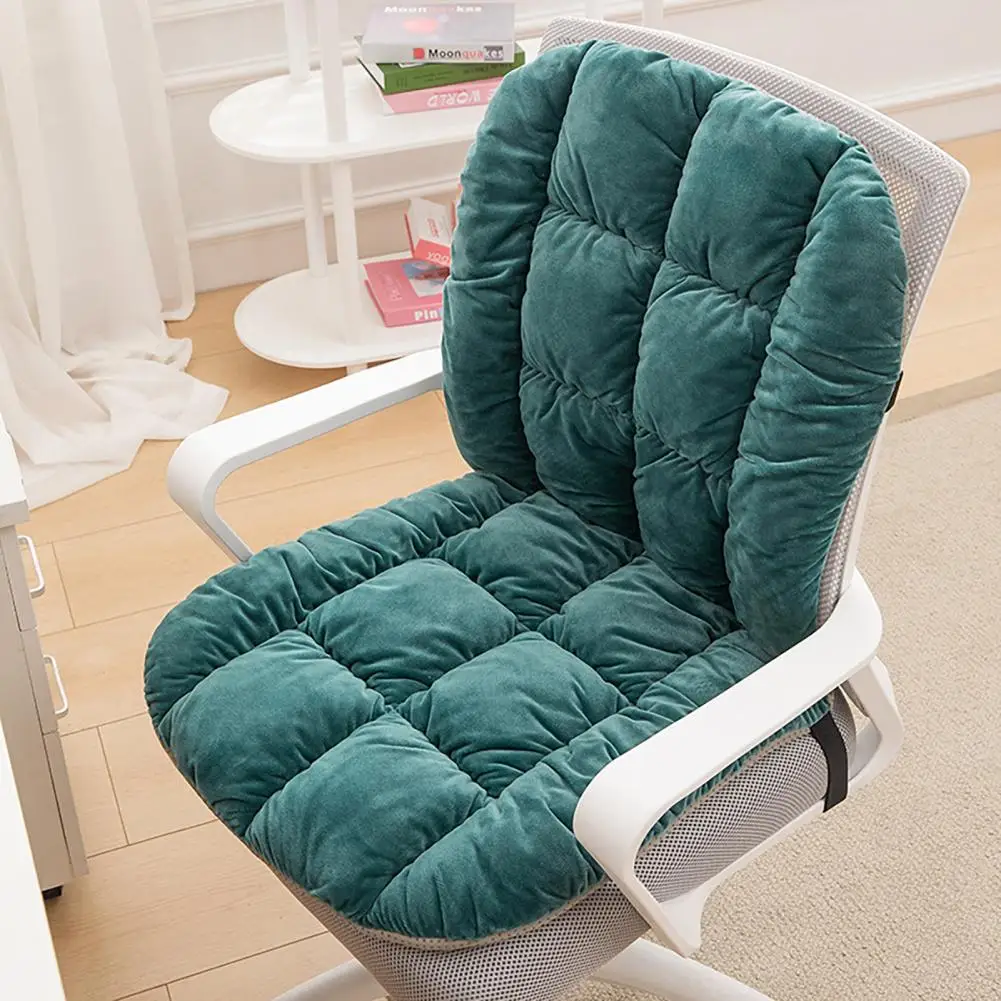 Office Chair Cushion Deform-resistant Seat Cushion Thickened Winter Chair Cushion with Removable Washable Cover for Office