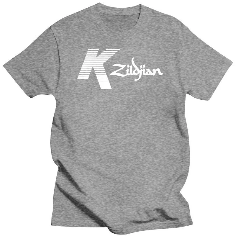 Zildjian K Percussion Drums Cymbal Logo - Black custom t-shirt tee male top tees Adult tee tops teenager cotton tee-shirt