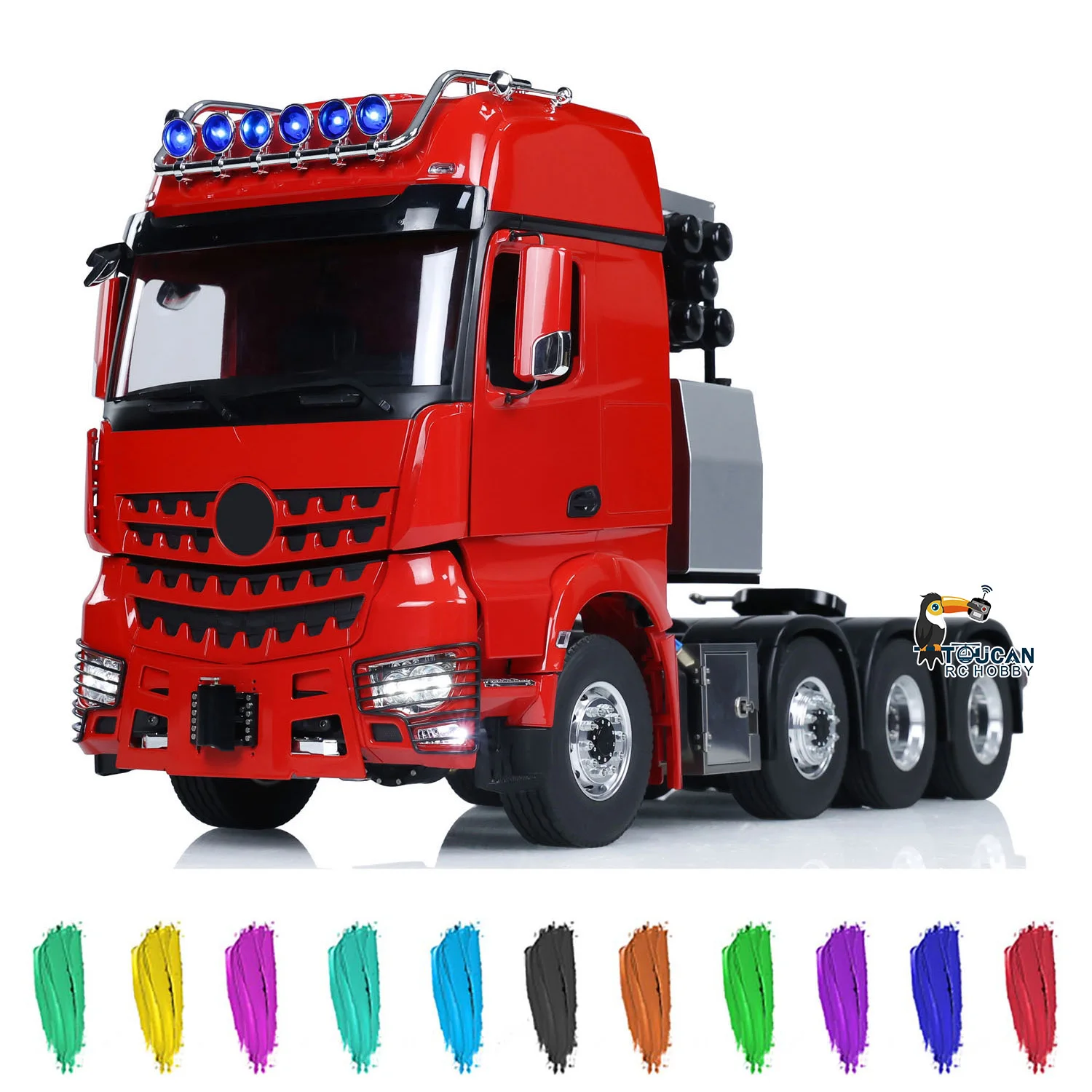 

LESU 1:14 металлический радиоуправляемый тягач 3363 1851, радиоуправление, окрашенный готовый автомобиль, световая звуковая модель, хобби, уличные игрушки