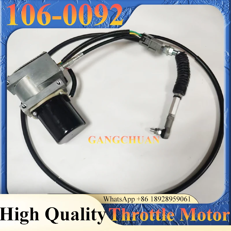 Hoge Kwaliteit Graafmachine Deel Gasklepmotor Enkele Kabel106-0092 voor E320 E320L E320N