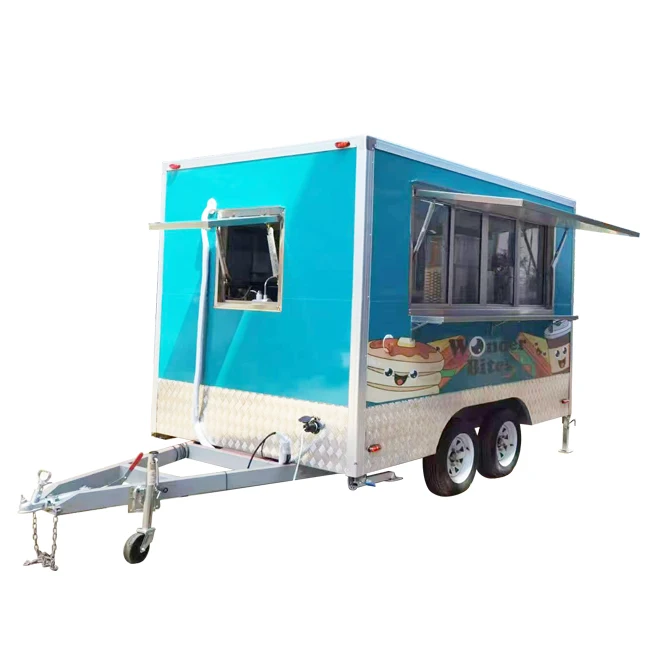 Customizable Color Food Trailer Bakery & Meat Setup Add Cold Beverage Shaker For Ultimate Mobile Kitchen