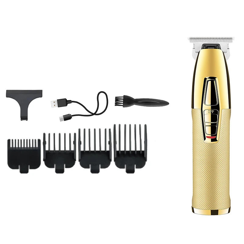 Kemei KM-5093 Hair Clipper Professional Finish Hair Cutting Machine Hair Beard Trimmer 0mm Skin Cut Electric Cutter Rechargeable