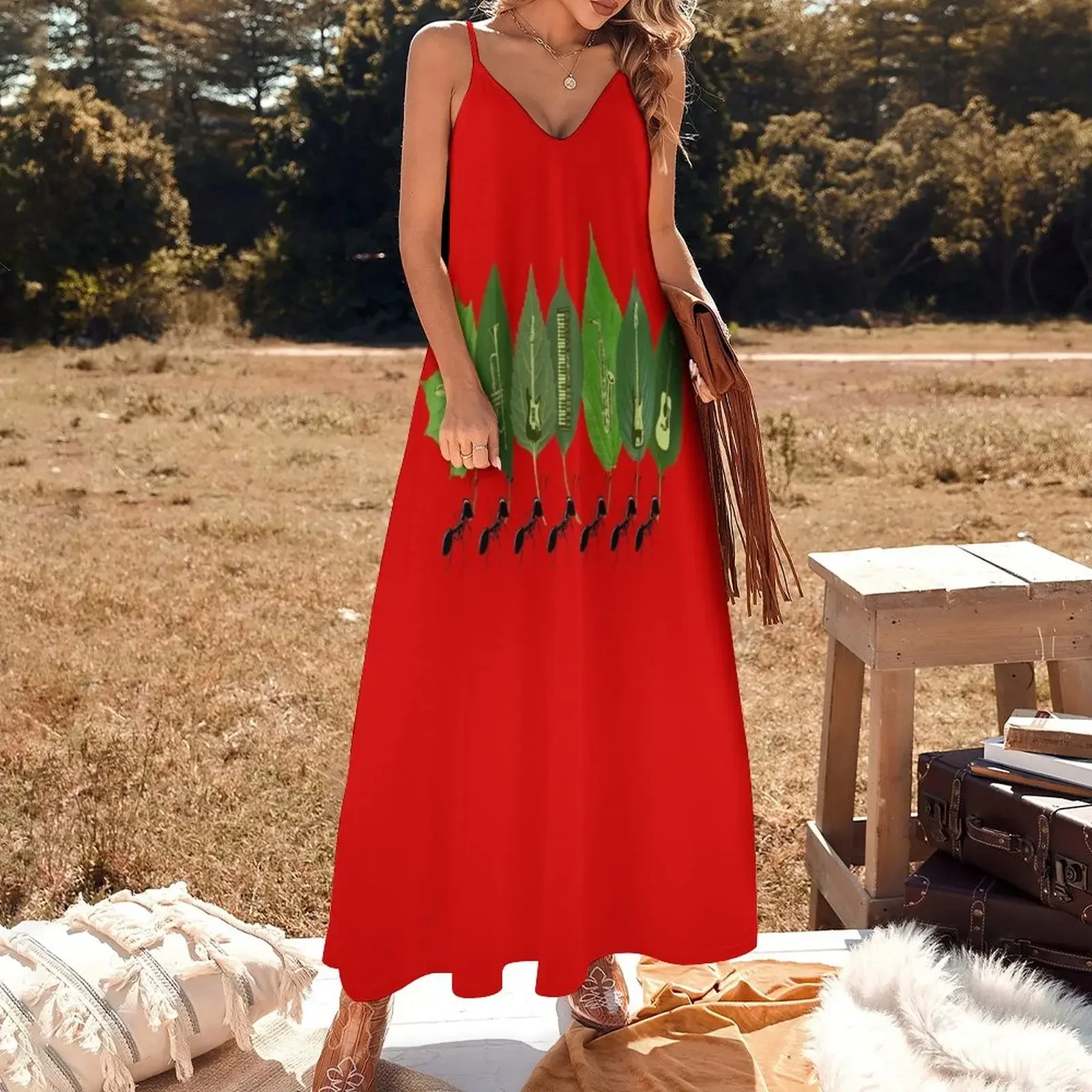 Ants Marching Sleeveless Dress womens dress women's summer dress 2024 Clothing dresses for woman 2024