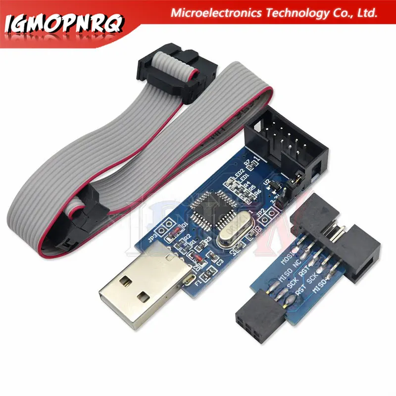 1PCS USBASP USBISP AVR Programmer USB ISP USB ASP ATMEGA8 ATMEGA128 Support Win7 64 STK500