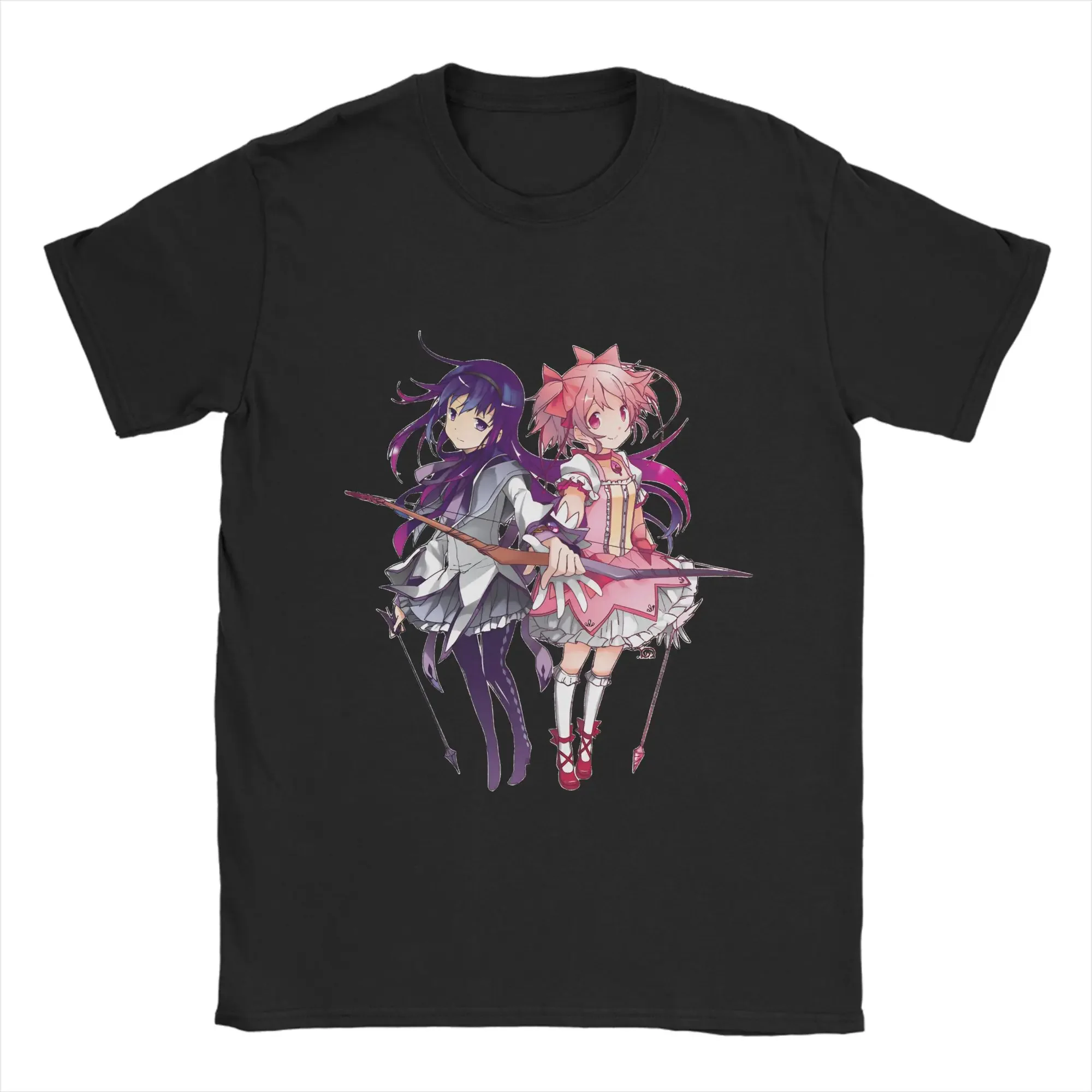 

Magica Anime Graphic Cotton T-Shirt Short Sleeve Round Neck for Men