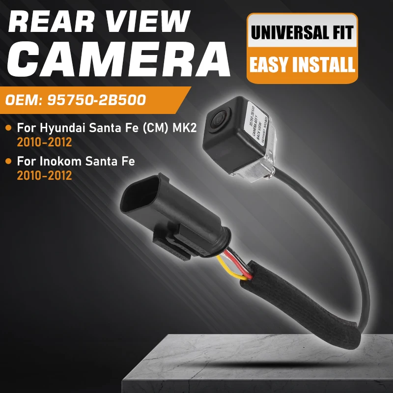 

Vehicle Backup Rear View Camera For Hyundai Santa Fe CM MK2 2010 2011 2012 Reversing Camera 95750-2B500 95750-2B501 95750-2B502