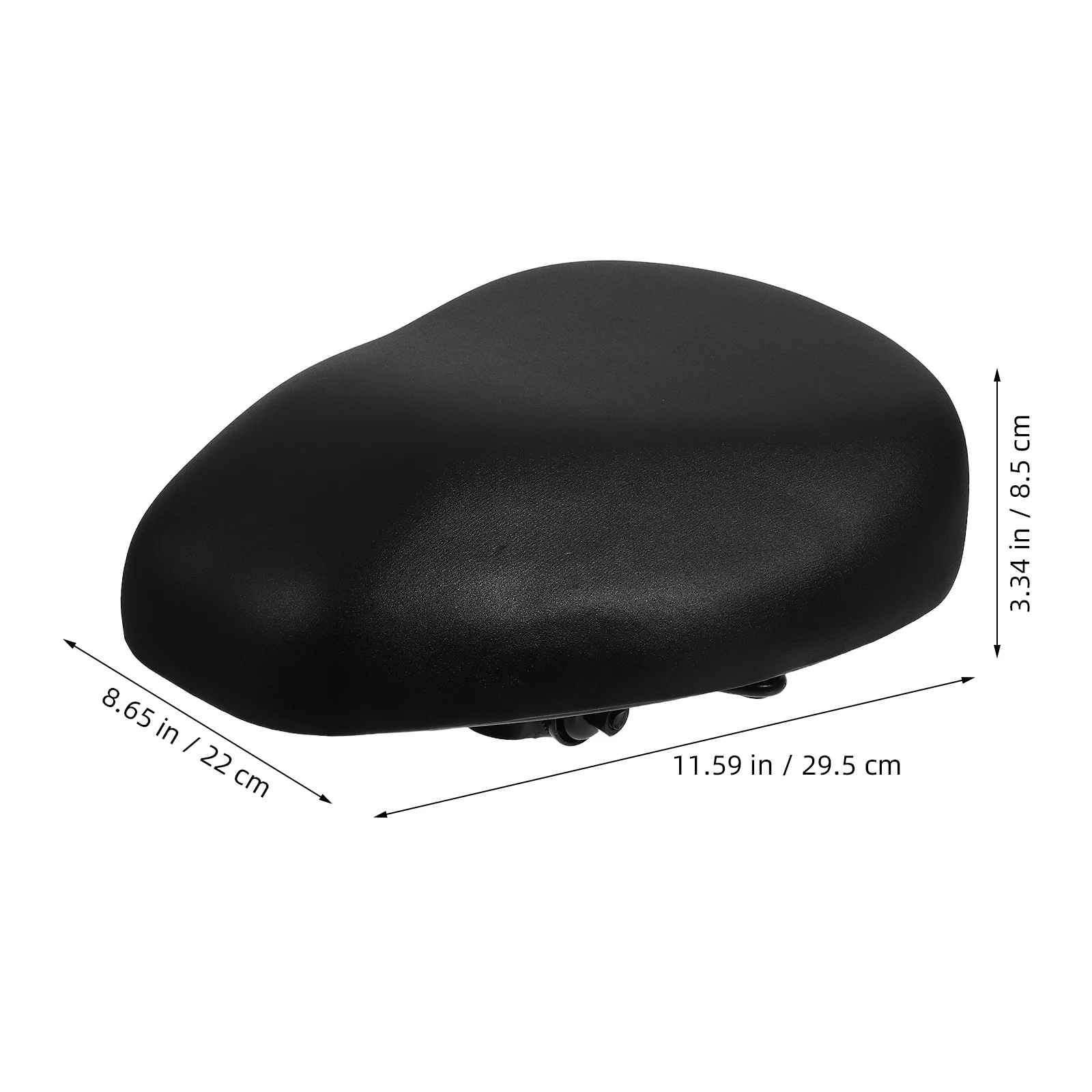 Oversized Electric Bike Seat Cushion Comfortable Padded Bicycle Saddle for Men Women Outdoor Road Cycling Easy to Clean