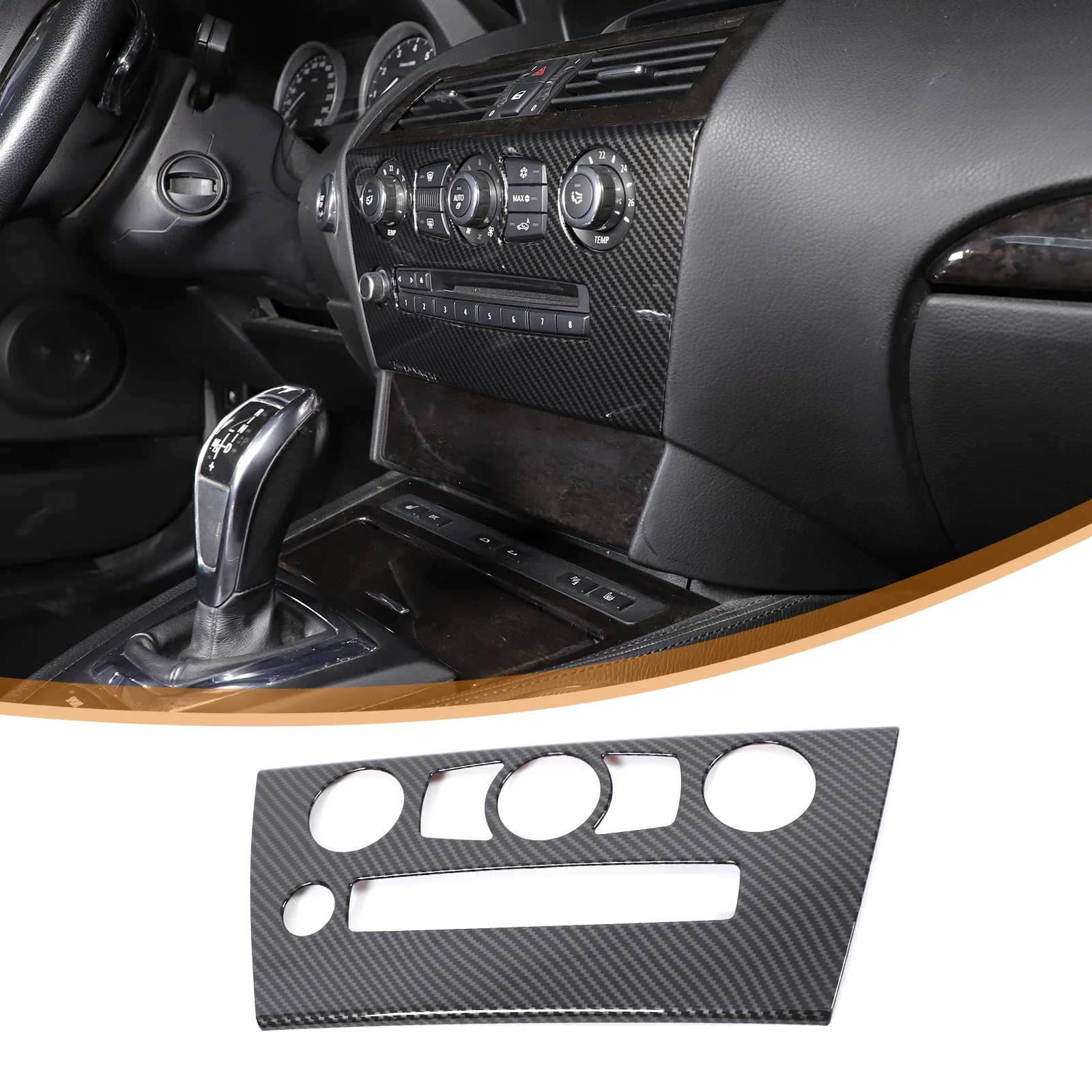 

ABS Center Console Air Conditioning Control Panel (Non-DVD ) for BMW 6 Series 2004-2009 Interior Accessories