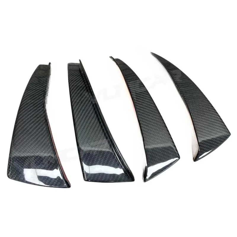 Carbon Fiber Front Bumper Canards Wind Knife for Porsche 991718 981 911 GT3 GT4 RS Style Air Knife
