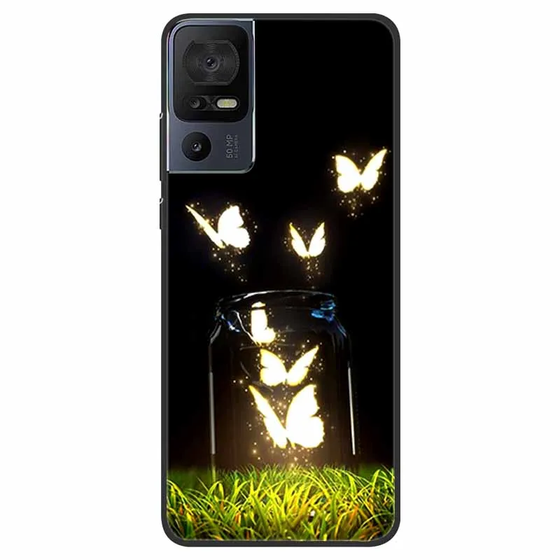 For TCL 40 SE Case 40SE Shockproof Soft silicone TPU Back Cover For TCL 40 SE Phone Cases TCL40SE Full protective Fundas 2023