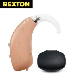 Rexton 6 Channels Digital Hearing Aid 120 Db Sound Amplifier Wireless Ear Aids for Elderly Moderate to Severe Loss