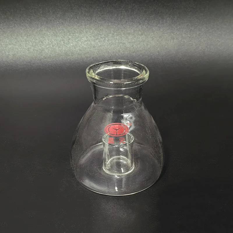 CHANGYUAN Carbon dioxide reaction bottle, Capacity 50mL 100mL 250mL, Conical bottle, Triangular flask, Borosilicate glass
