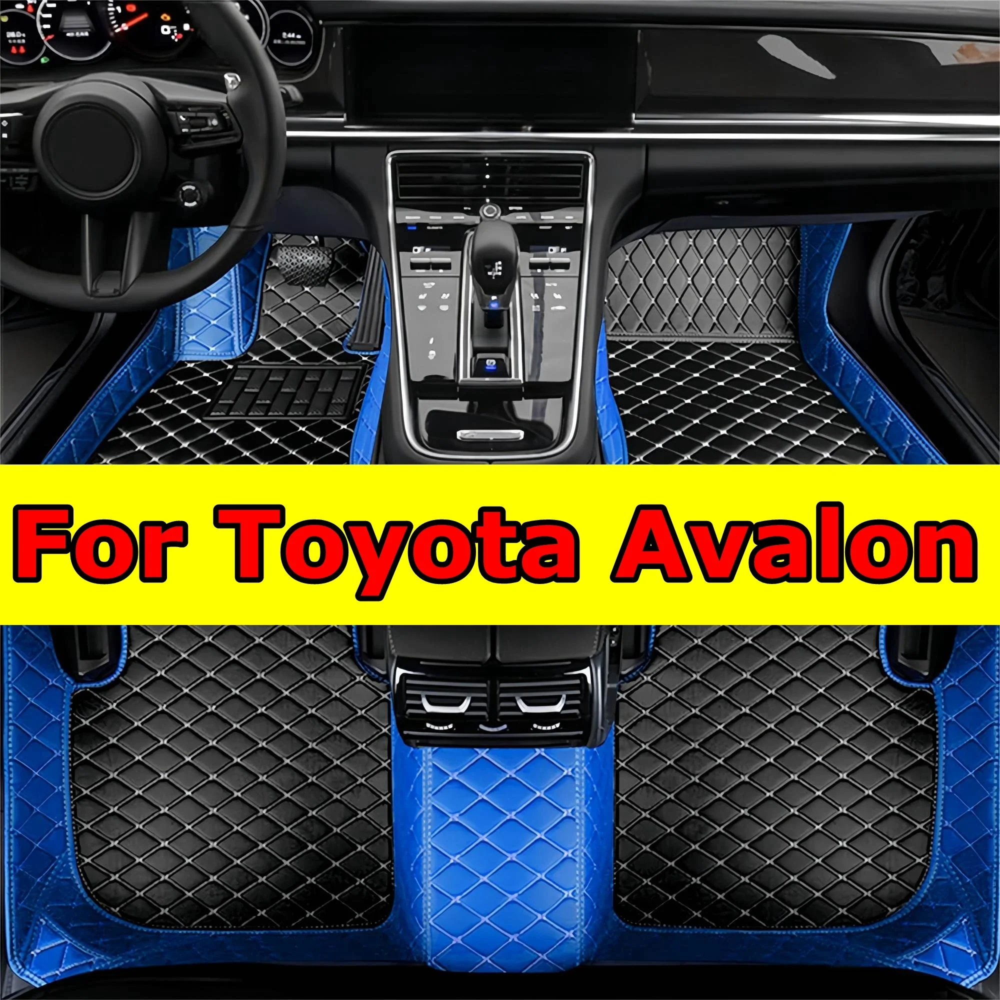 

Thickening Car Floor Mats for Toyota Avalon 2000 2001 2002 2003 2004 2005 Coverage Carpet Leather Floor Liners Waterproof Luxury
