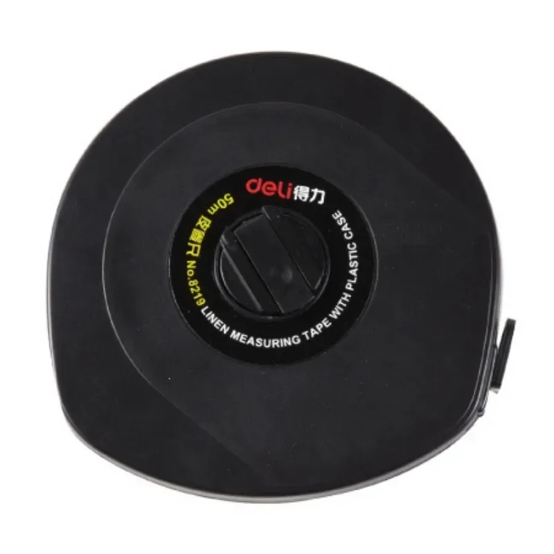 

Deli 8218 leather tape measure 30m 8219-50m fiberglass leather tape measure is wear-resistant, durable, and easy to carry