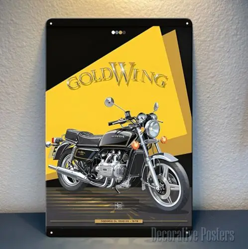 goldwing Motorcycle Metal Poster - Collectable Sign - Size:20x30cm