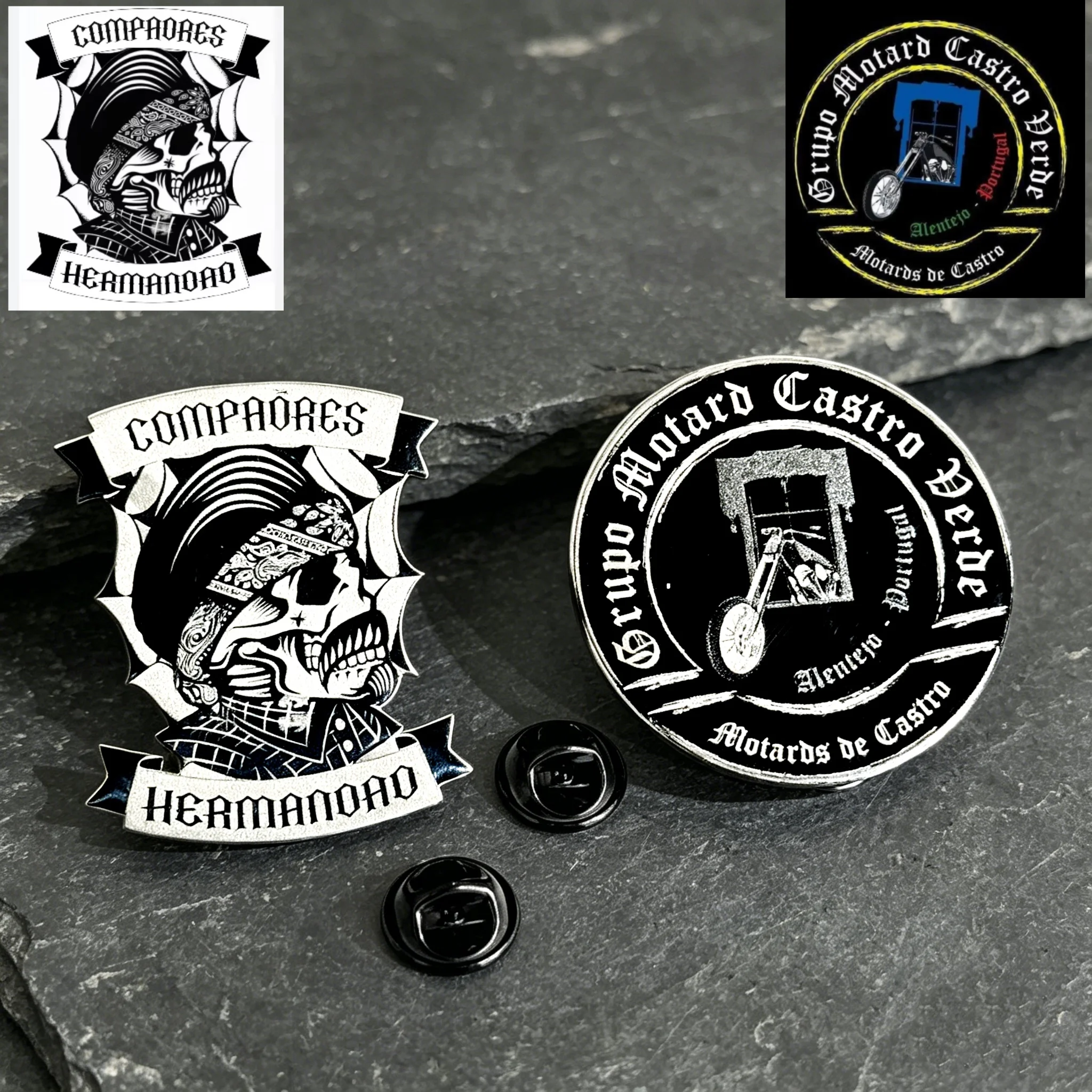 Broche personnalisée avec logo et image, broche cool en acier inoxydable, idéale pour les clubs d'équipe, cadeau de bijoux, cadeau pour les passionnés de voitures