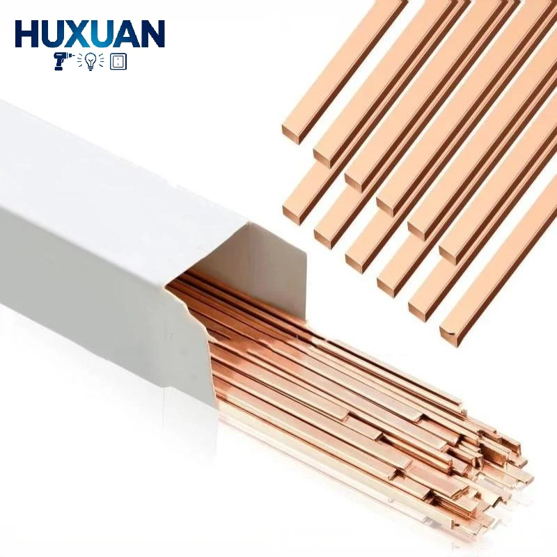 Phosphor Copper Welding Rods Corrosion Resistant Self Fluxing Welder Wires for HVAC System Copper Pipe Welding Works