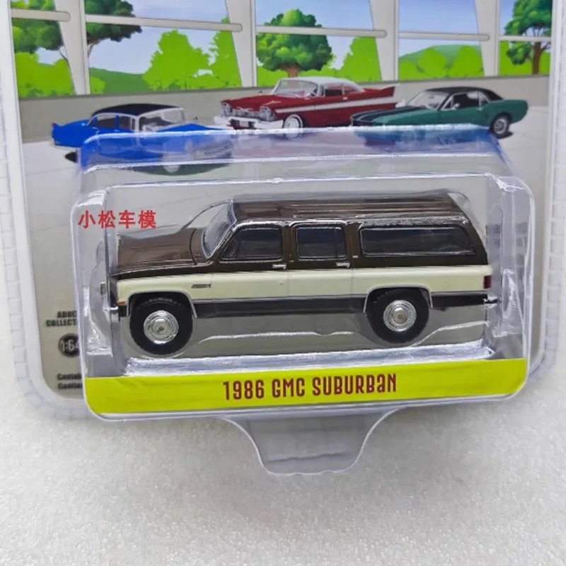 

Литой под давлением Greenlight, масштаб 1:64, GMC, пригородный сплав, имитация модели автомобиля, статическая коллекция, украшенная праздничная игрушка, сувенир, подарок