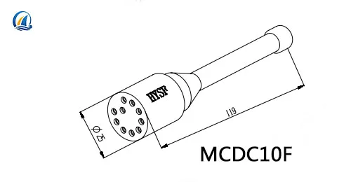 

MCDC16F 16P Female Chloroprene Rubber Power Wire 16-core Waterproof Dummy Plug for Underwater Connectors
