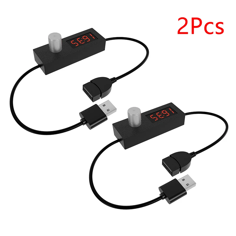 Portable Adjustable Timer Switch For Home/Office Use 24h Automatic Shutdown Timer Digital Countdown Timer USB Switch Cable Wire