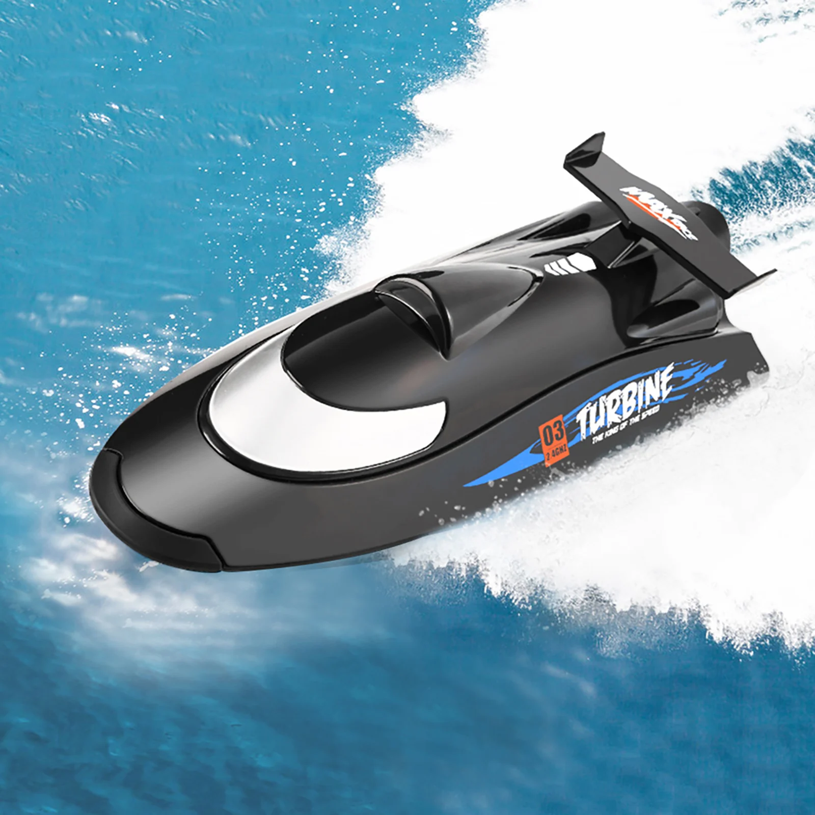 

Turbine Drive Waterproof 2.4GHz RC Speed Boats 30km/h Watercraft Ship Remote Control Toys for Children Playing