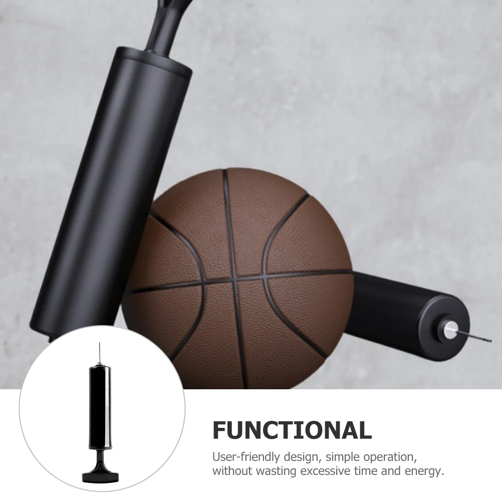 

Portable Air for Balls Tiny Bike Inflator Black Plastic Hand Pumps Travel Durable Material Lightweight Efficient Inflate Balloon
