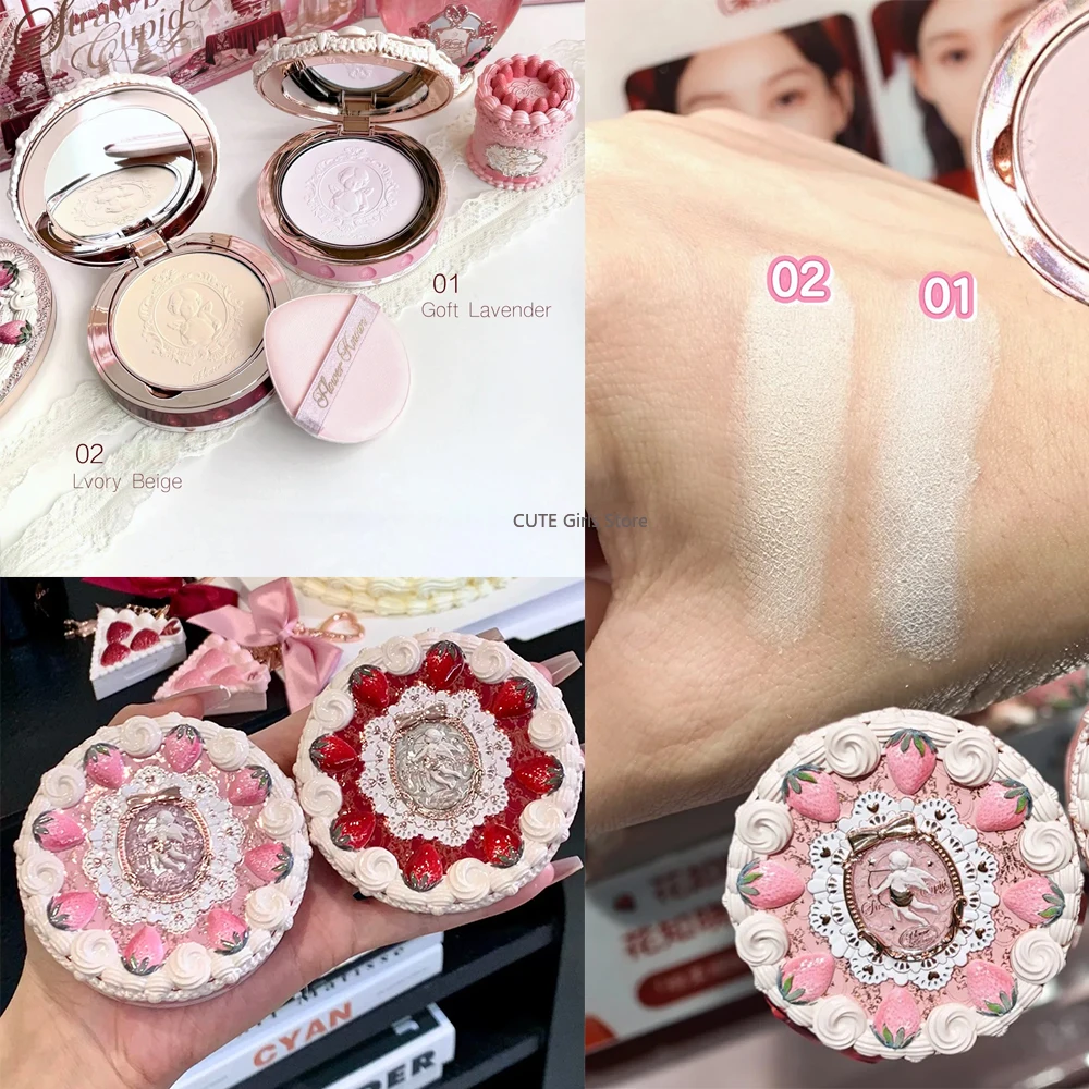

Набор для макияжа FlowerKnow Stay Sweet: полный комплект для лица с настольным зеркалом, тенями для век, румянами, контуром, кремом для губ, увлажняющий, с мягким матовым финишем, косметический набор