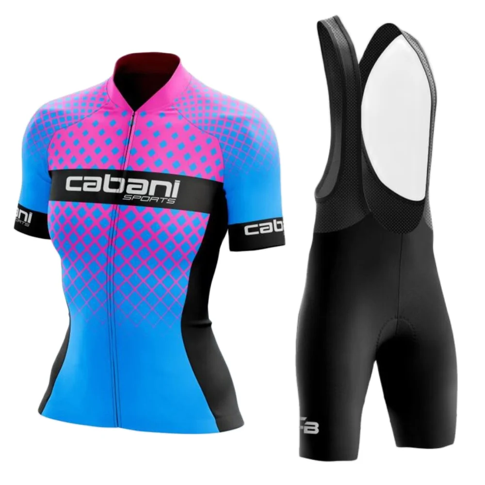 

Cabani Sports Cycling Jersey Sets Bicycle Women's Summer Bib Shorts Pants Mtb Male Pro Team Uniform Clothes Suit Cycle Clothing