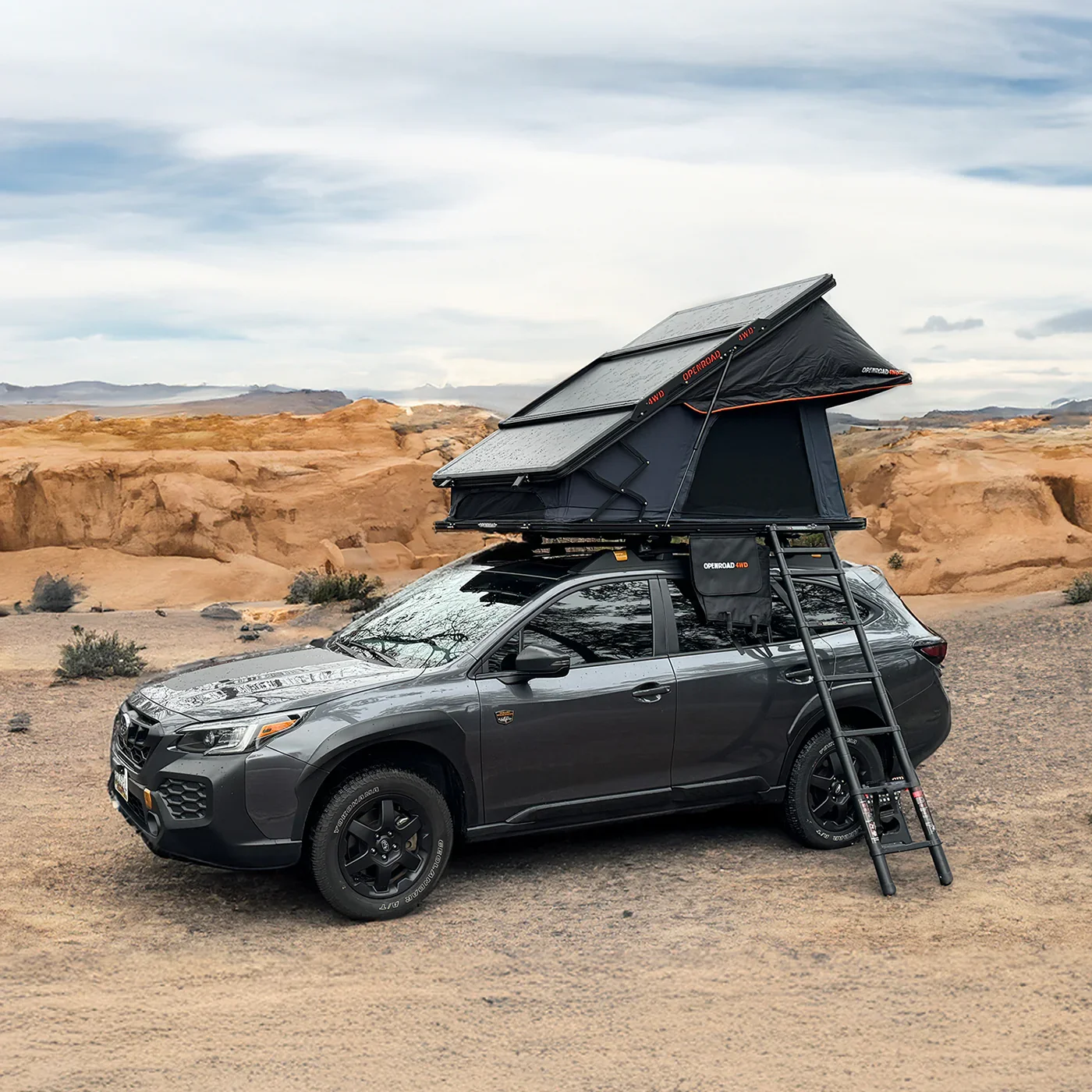ENJOIN 4 Season Summer Roof Tent Hard Shell Aluminum 2 Person Quick Automatic Opening Waterproof 3000mm